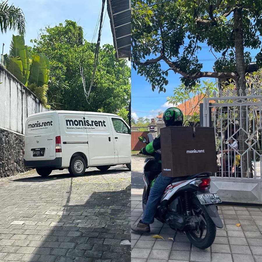 Monis delivery vehicle