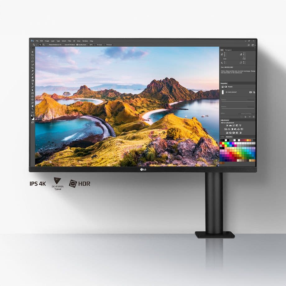 32" QHD Ergonomischer Monitor